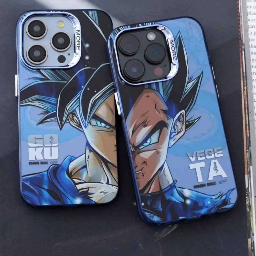 Dragon Ball Z Ultra Blue Goku Vegeta Frosted Phone Case