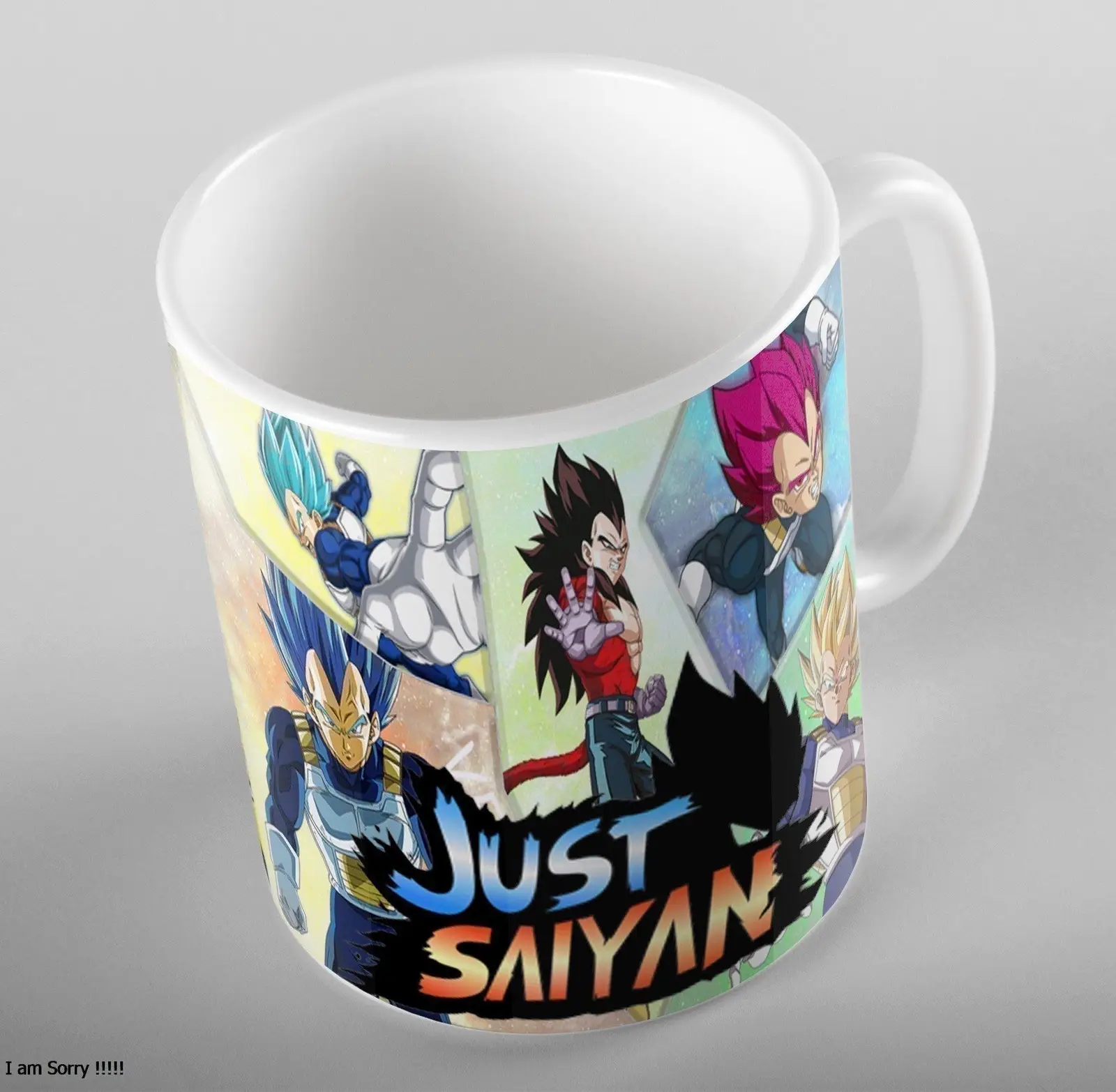 Dragon Ball Z vegeta Mug For Anime Manga Series Fans