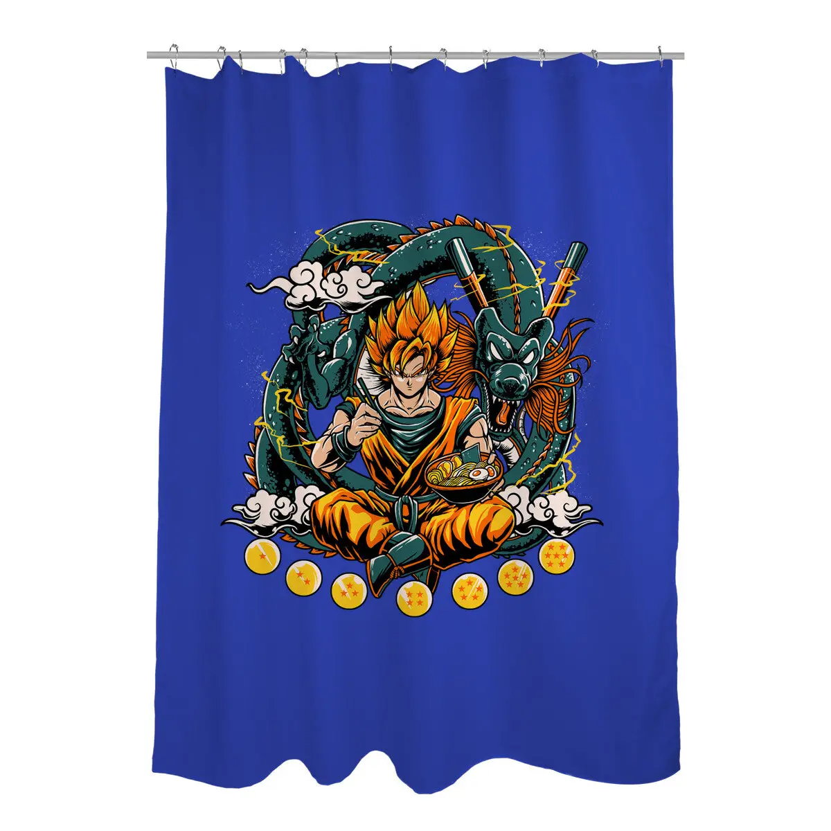 Dragon Ramen Shower Curtains