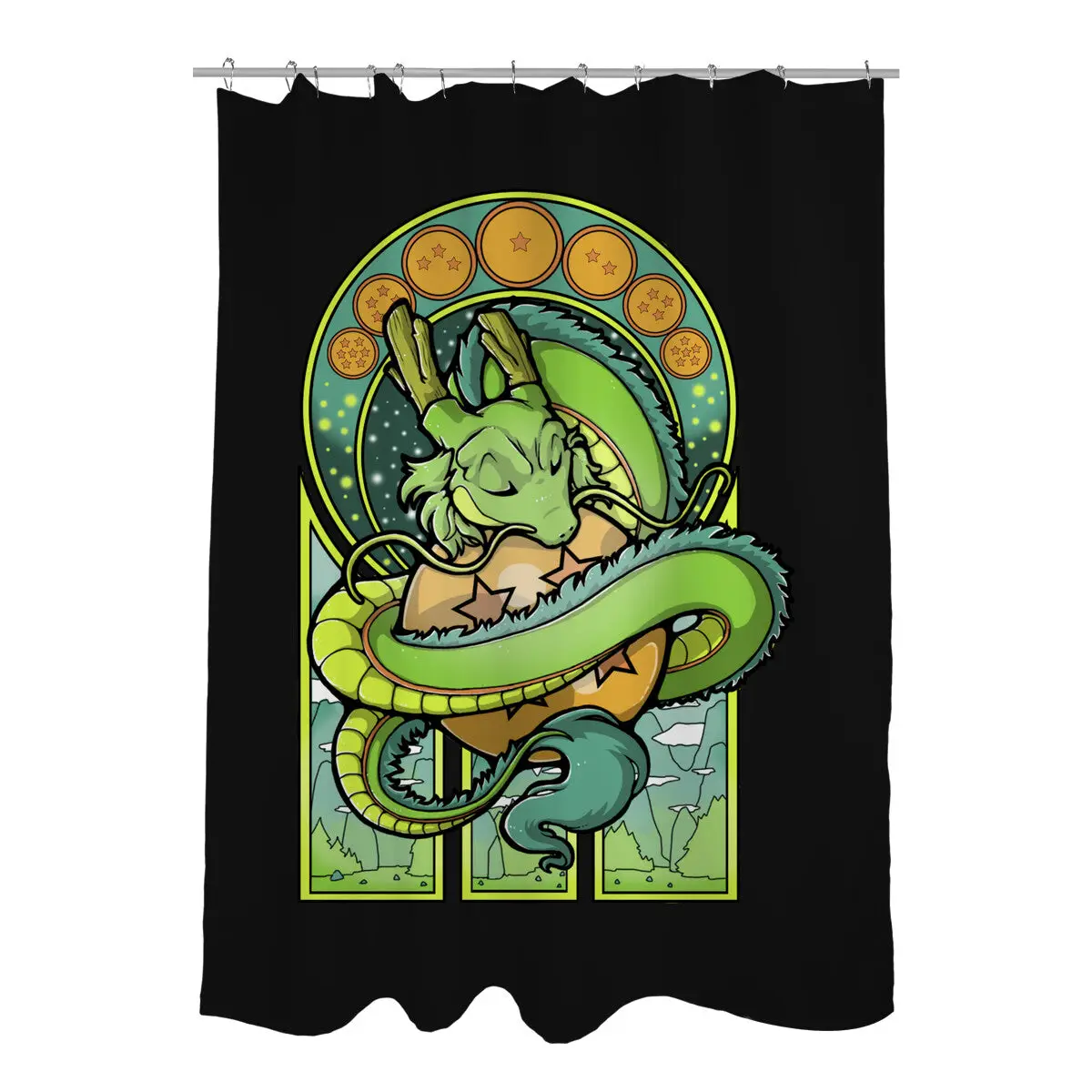 Dragon Shenron Shower Curtains