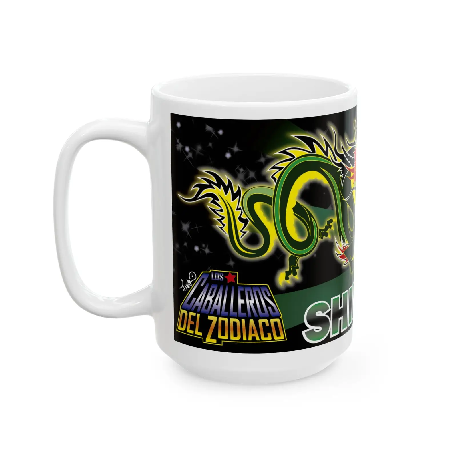 Dragon Themed Ceramic Mug - Perfect for Fantasy Anime Lovers