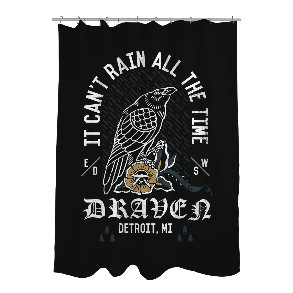 Draven Shower Curtains