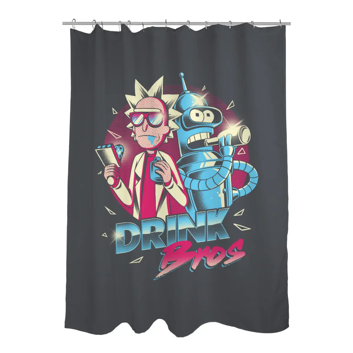 Drink Bros Shower Curtains