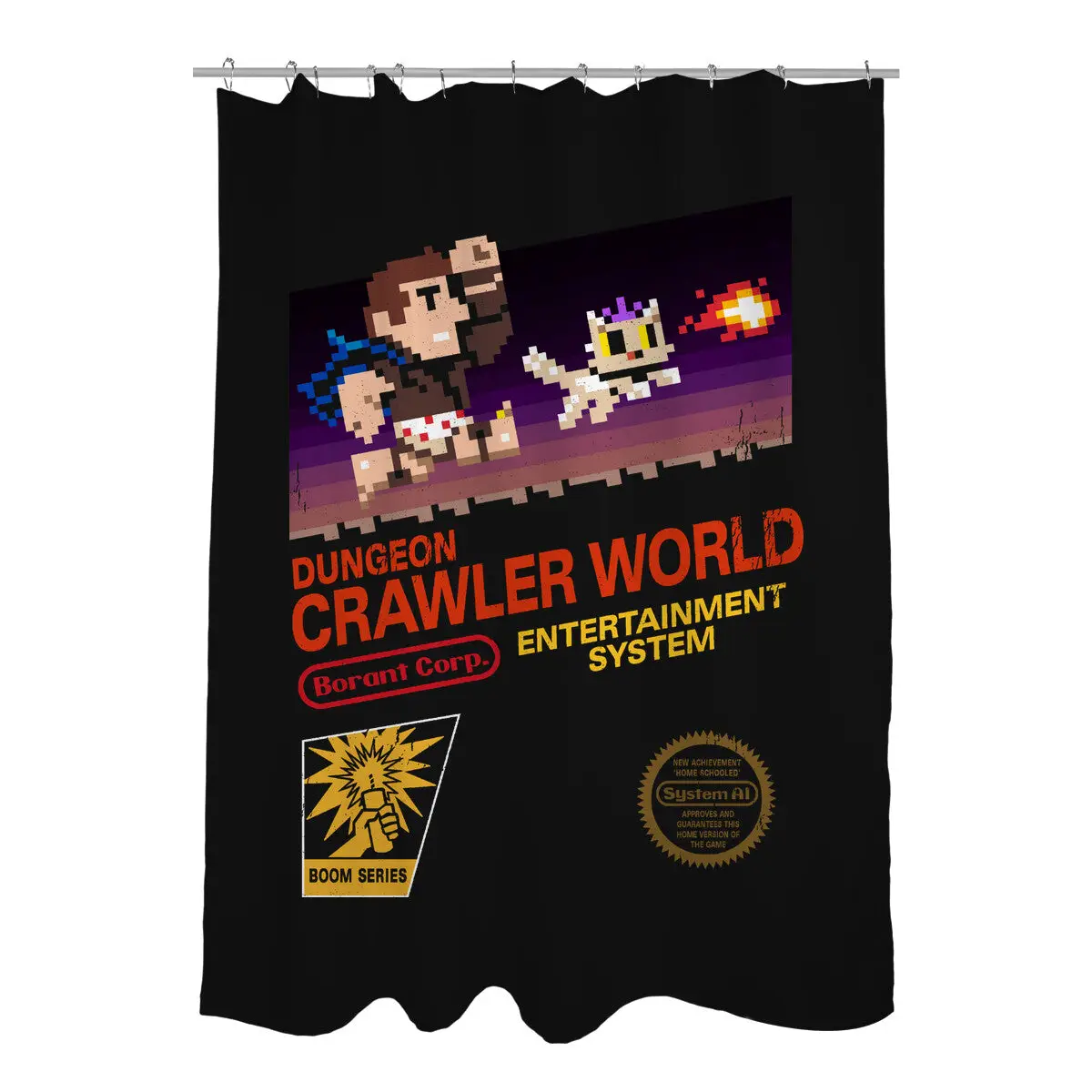 Dungeon Crawler World Shower Curtains