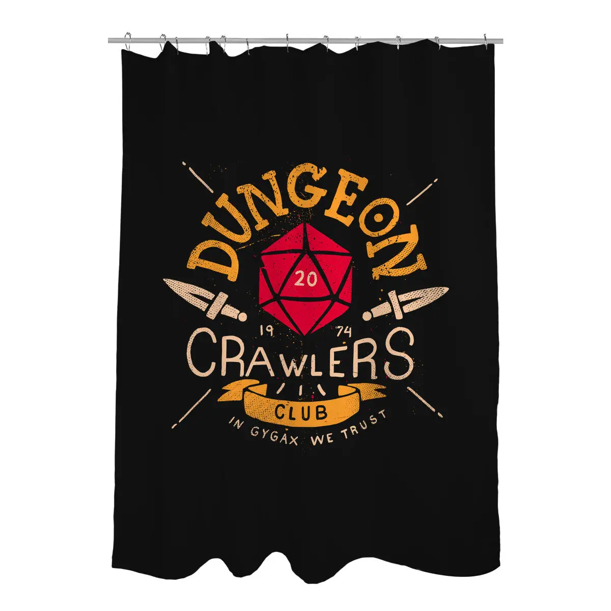 Dungeon Crawlers Club Shower Curtains