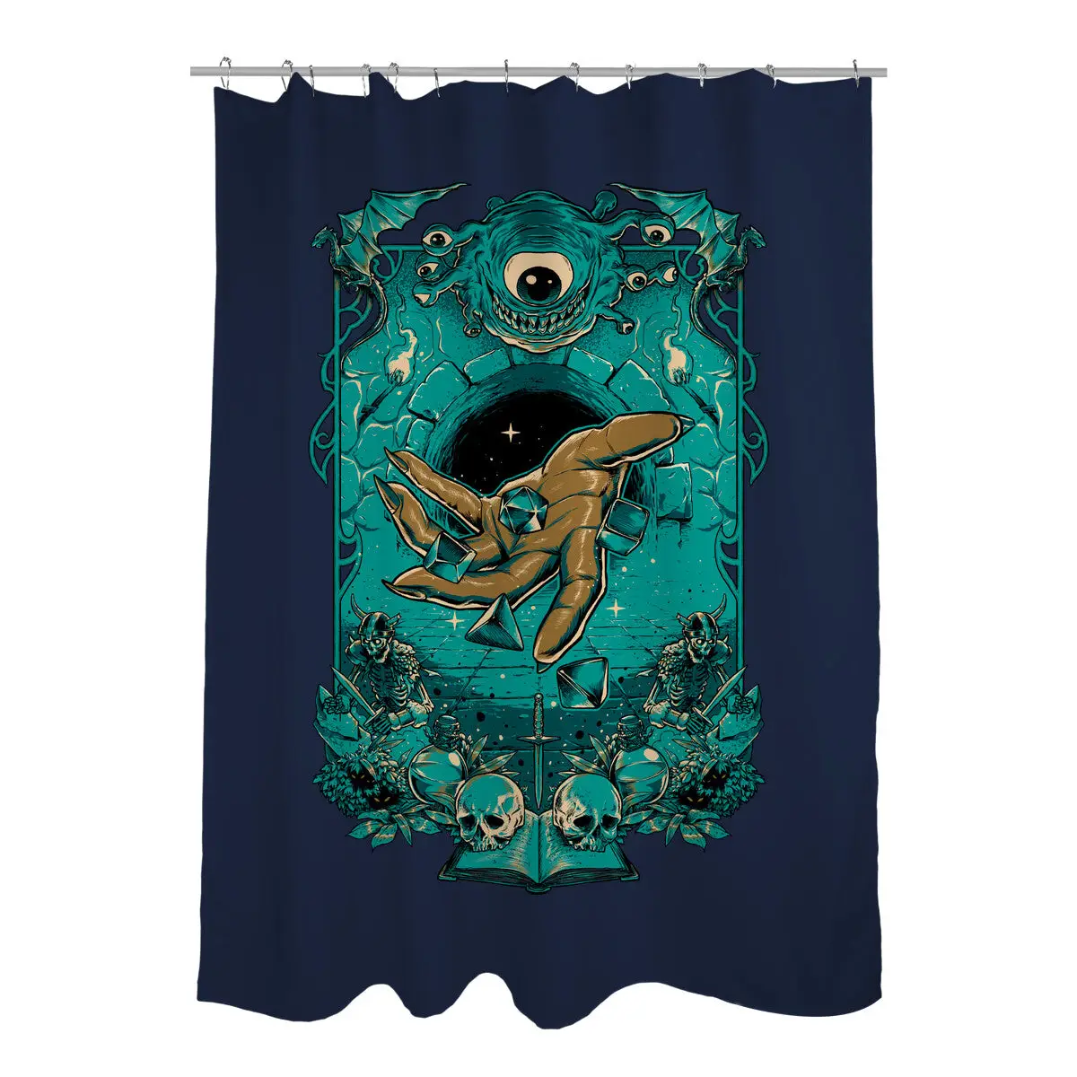 Dungeon Master Shower Curtains
