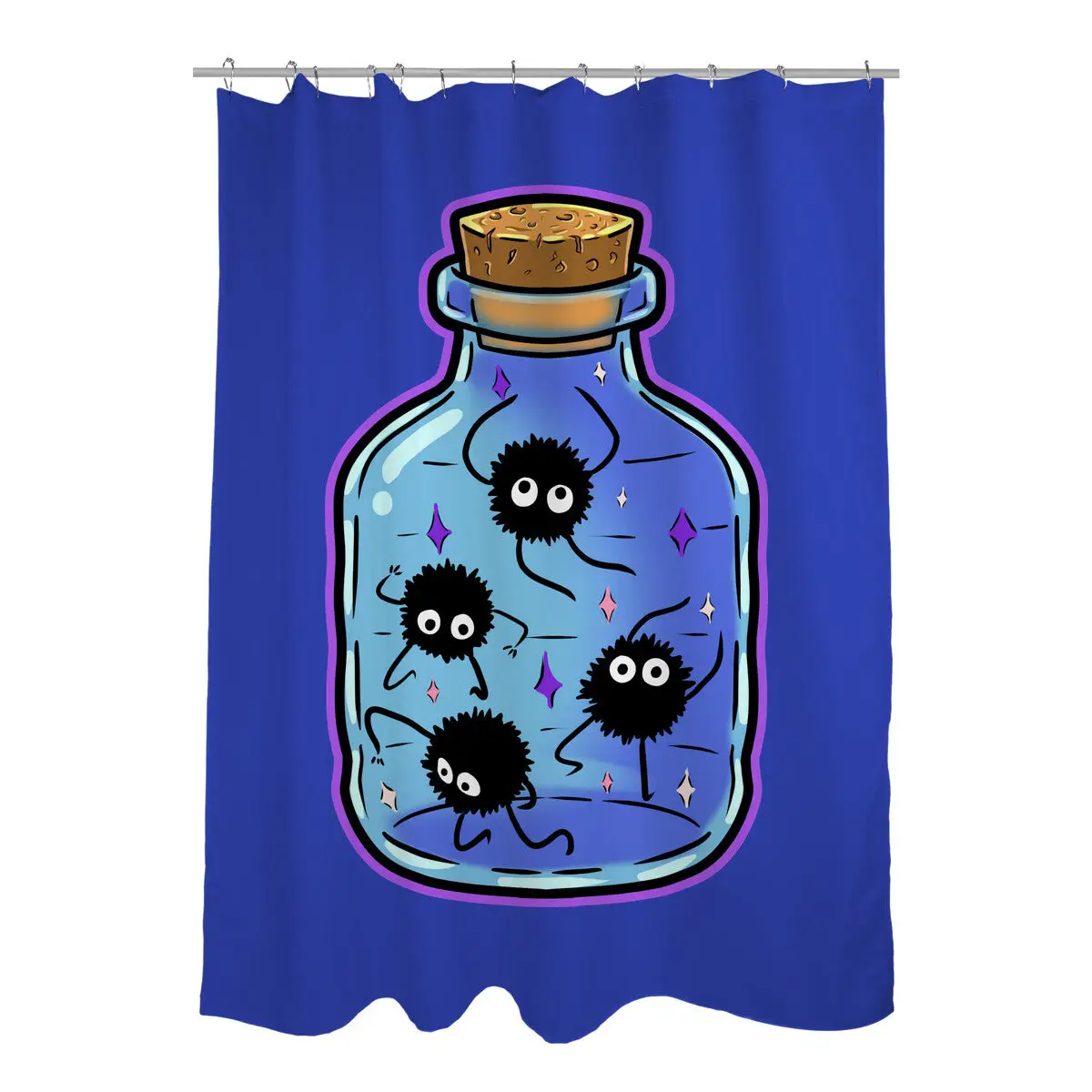 Dust Bottle Shower Curtains