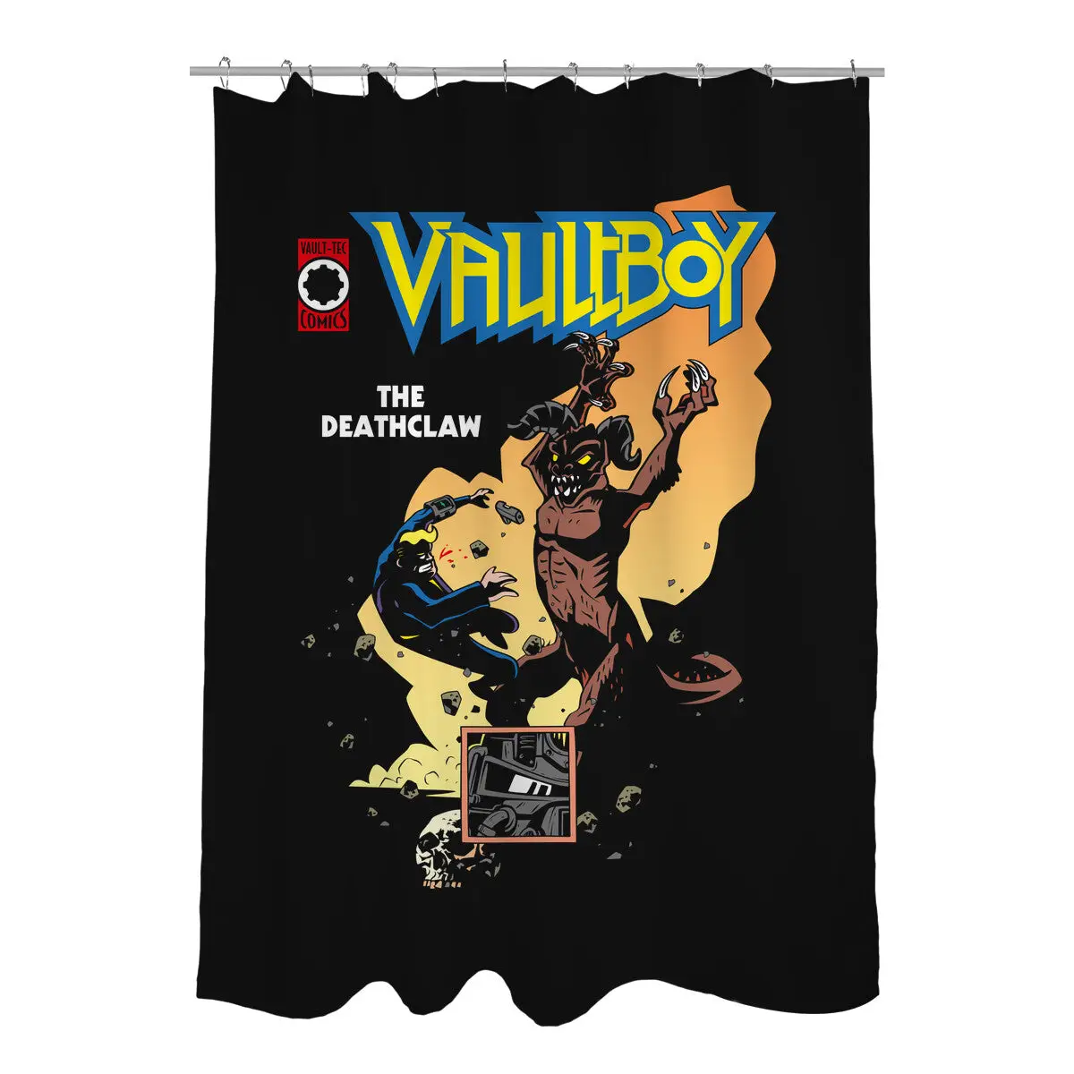 Dweller in Hell Shower Curtains