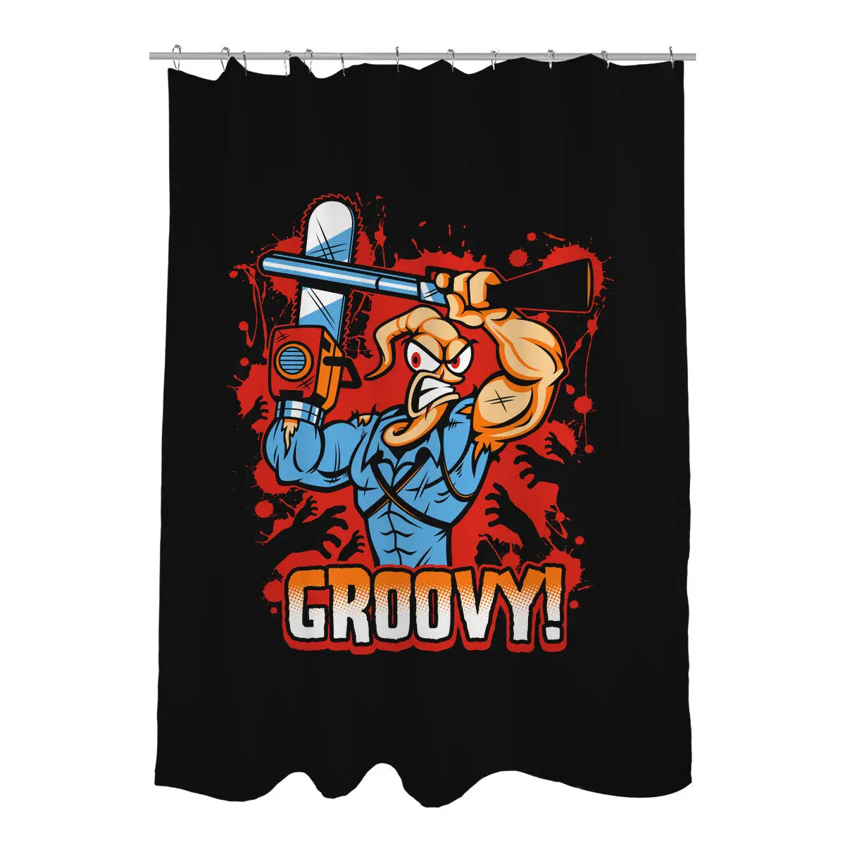 Earthworm Ash Shower Curtains