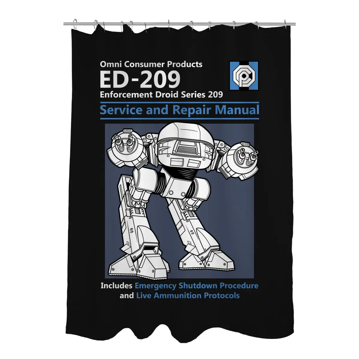 ED-209 Shower Curtains