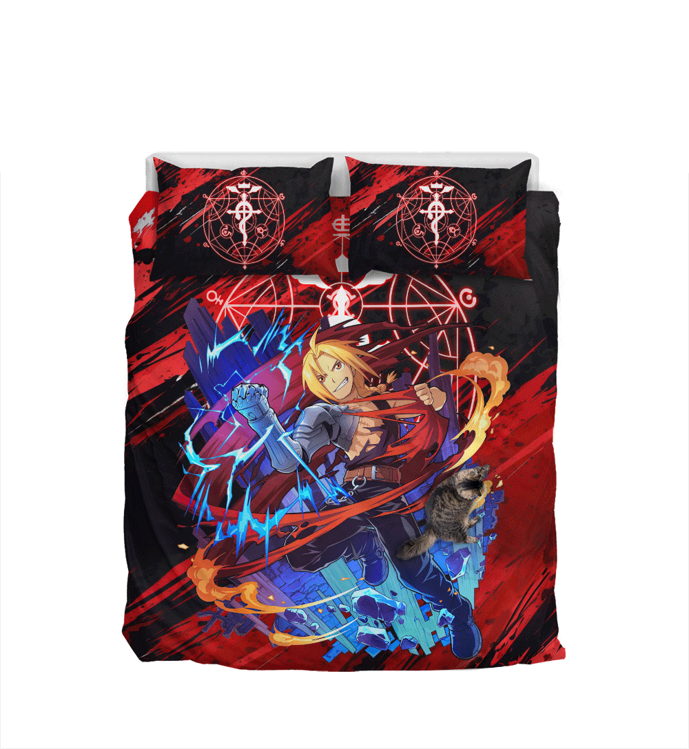 Edward Elric Custom Anime Bedding Set