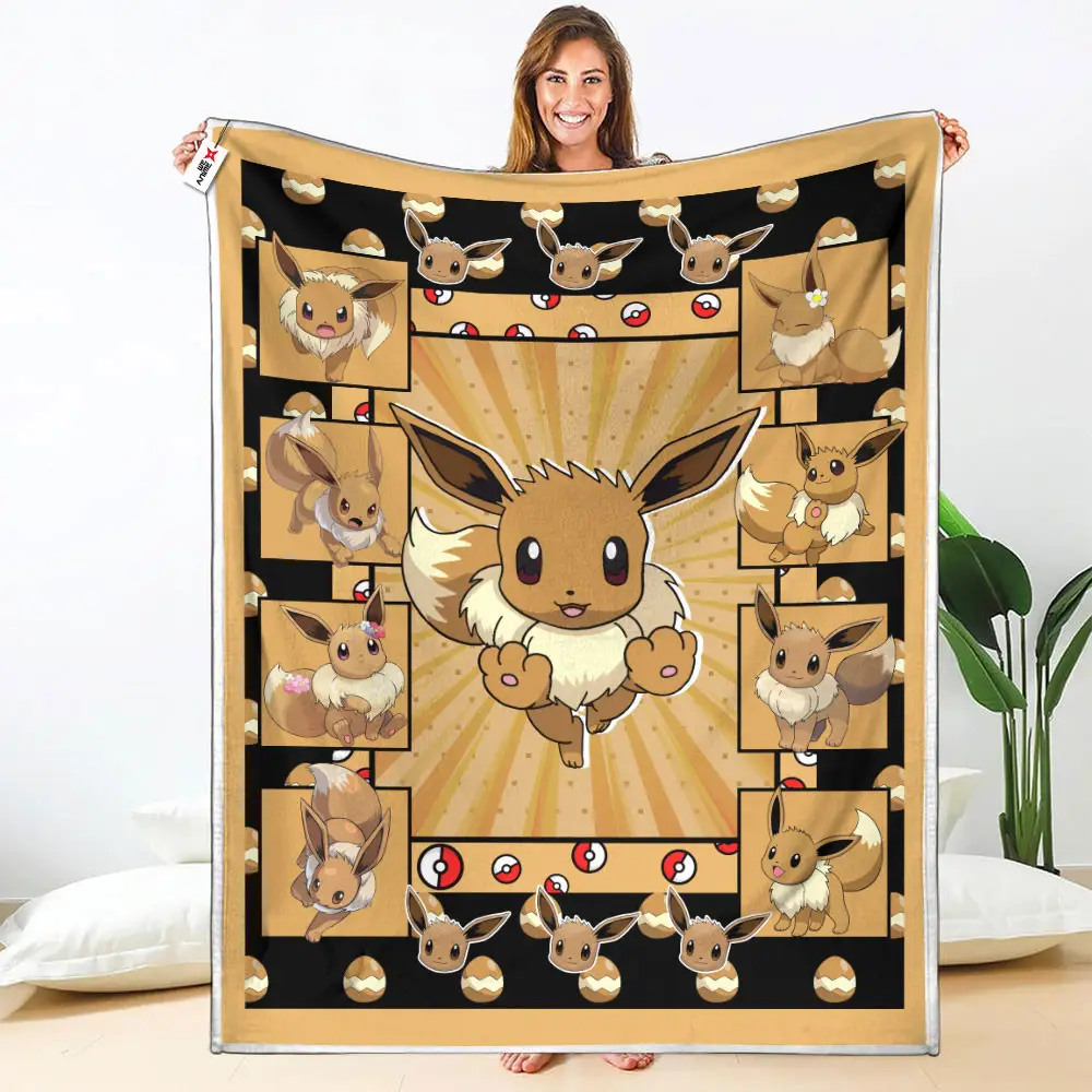 Eevee Blanket Custom Anime