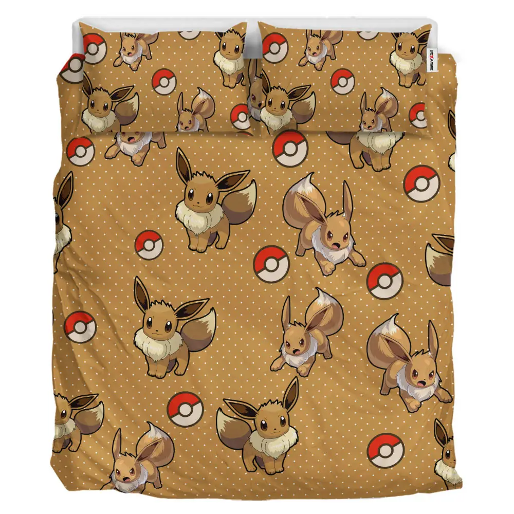 Eevee Custom Anime Bedding Set