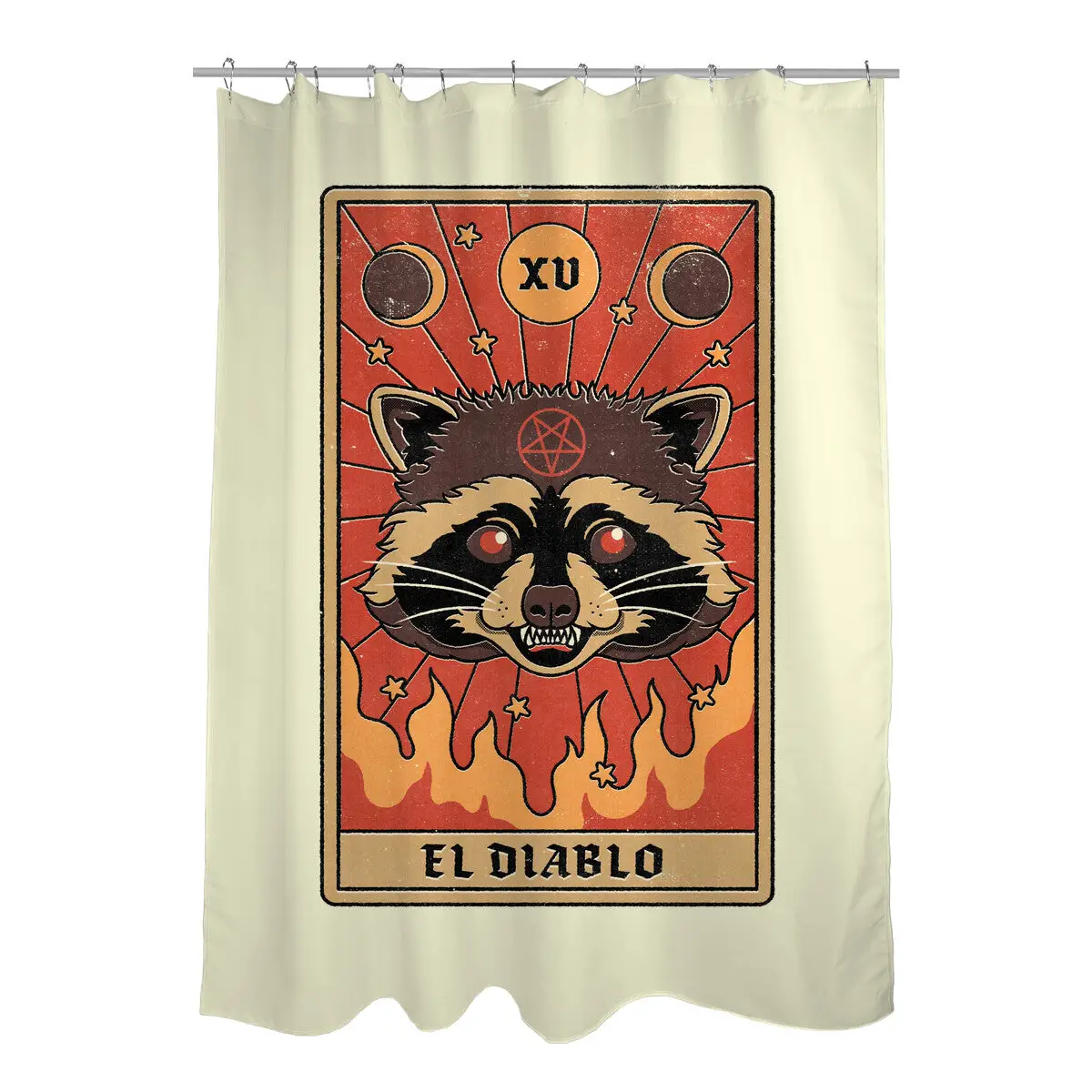 El Diablo Shower Curtains