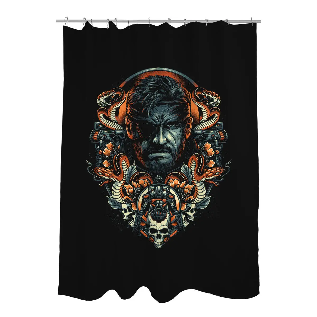 Emblem of The Snake Shower Curtains
