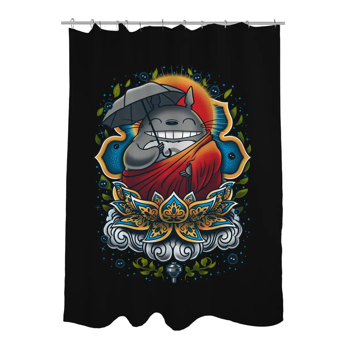 Enlightened Neighbor Shower Curtains