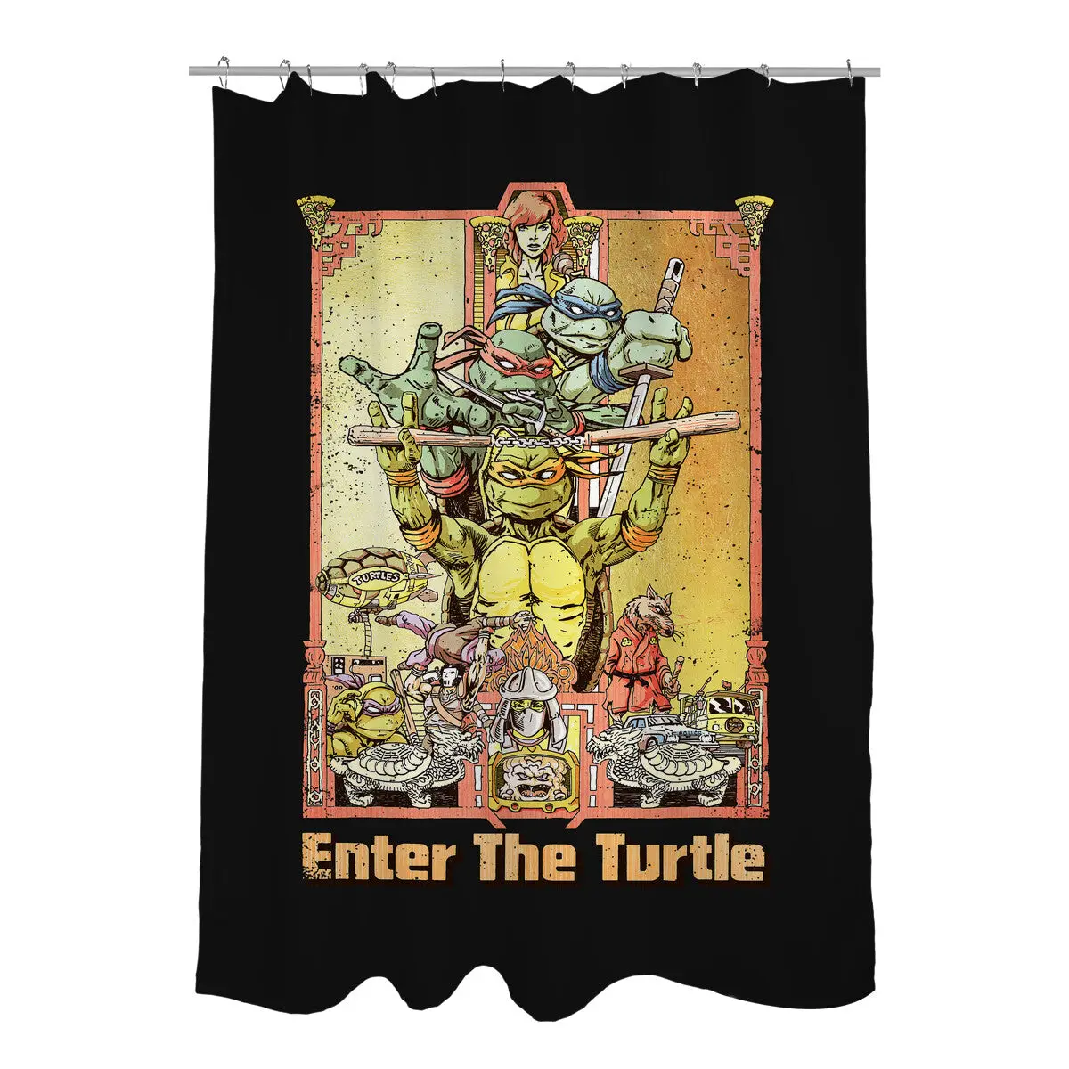Enter the Turtle Shower Curtains