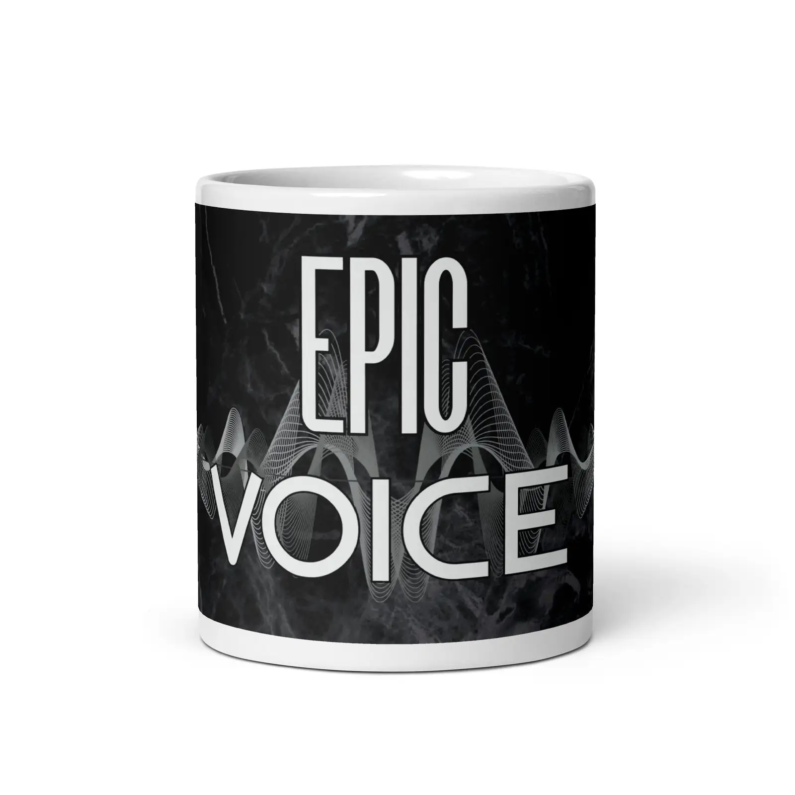 Epic Voice: Voice Actors Classic Ceramic White Glossy Mug
