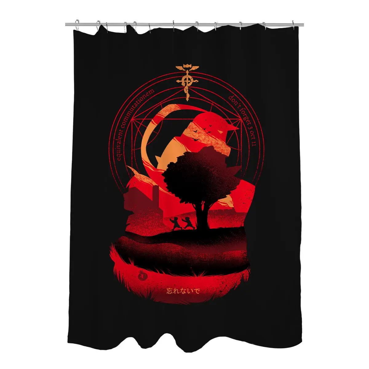 Equivalent Commutationem Shower Curtains