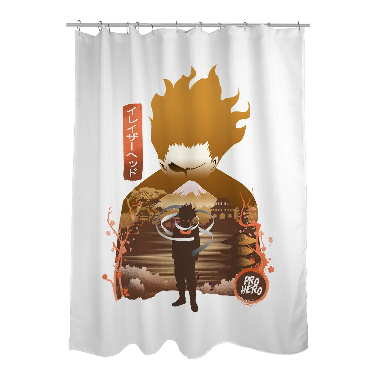 Eraser Head Shower Curtains