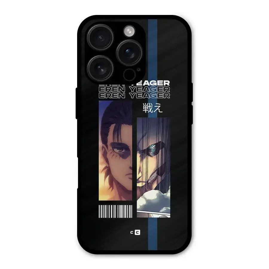 Eren Yeager Angry Shockproof Hybrid Protection Back Case Cover