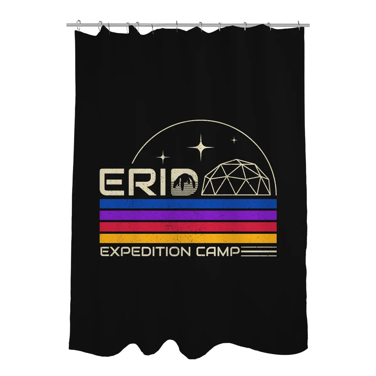 Erid Expedition Camp Shower Curtains