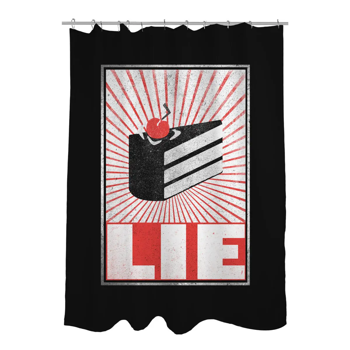 Error 404: Cake not found! Shower Curtains