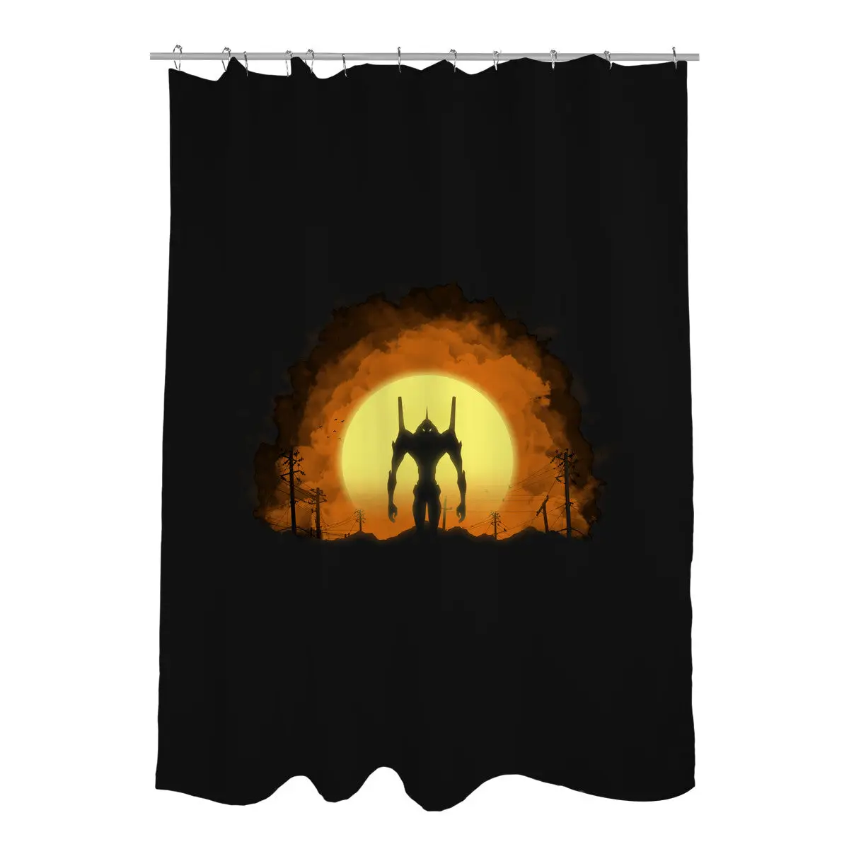 Eva Sunset Shower Curtains