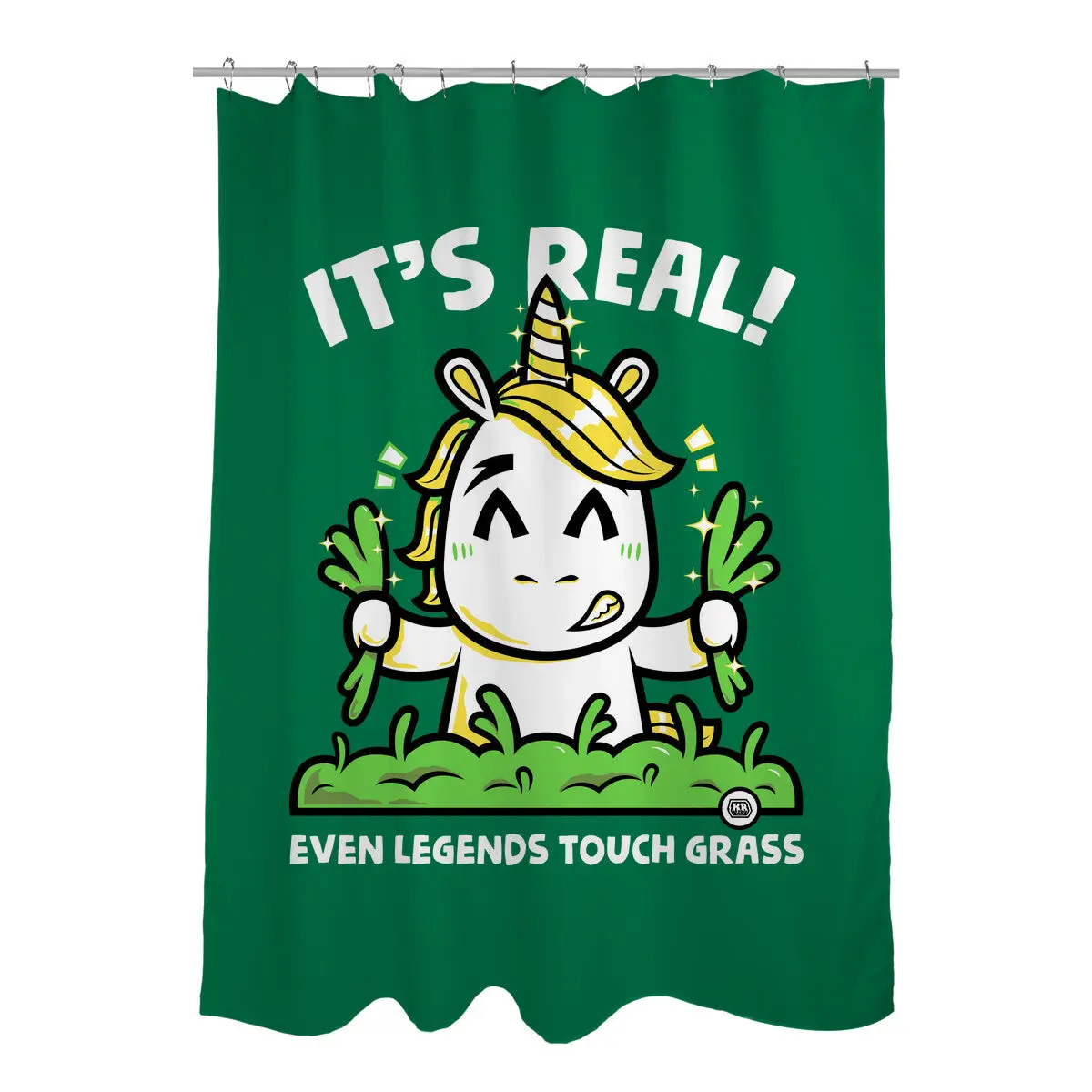 Even Legends Touch Grass Shower Curtains