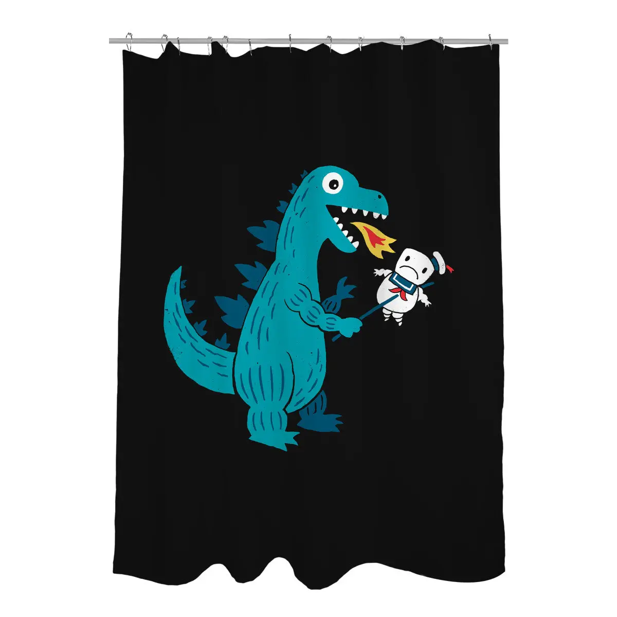 Everyone Loves Marshmallow Shower Curtains