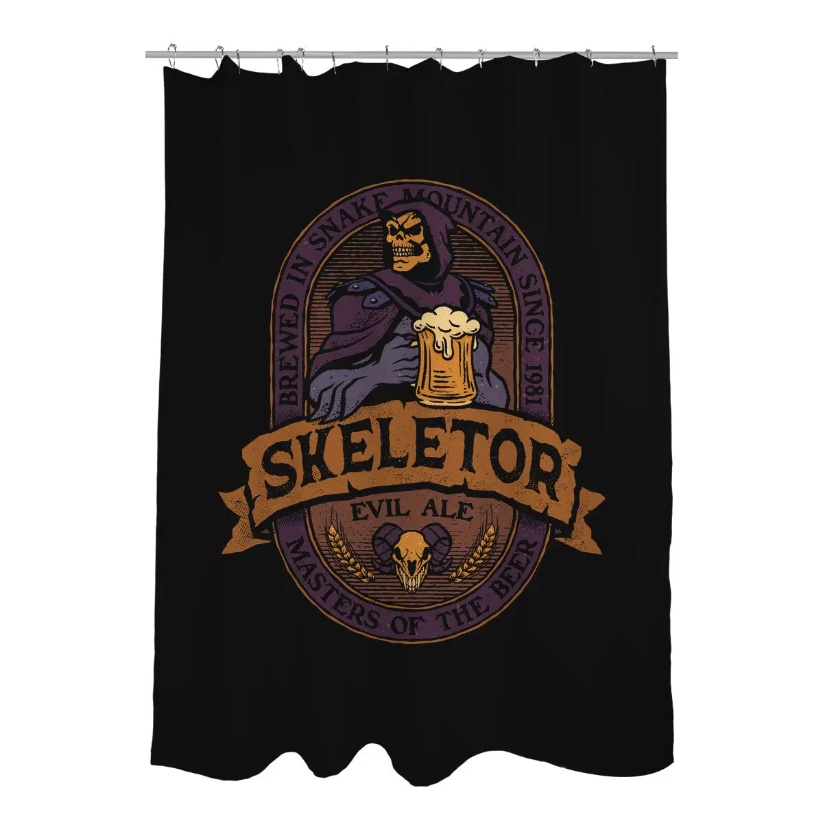 Evil Ale Shower Curtains
