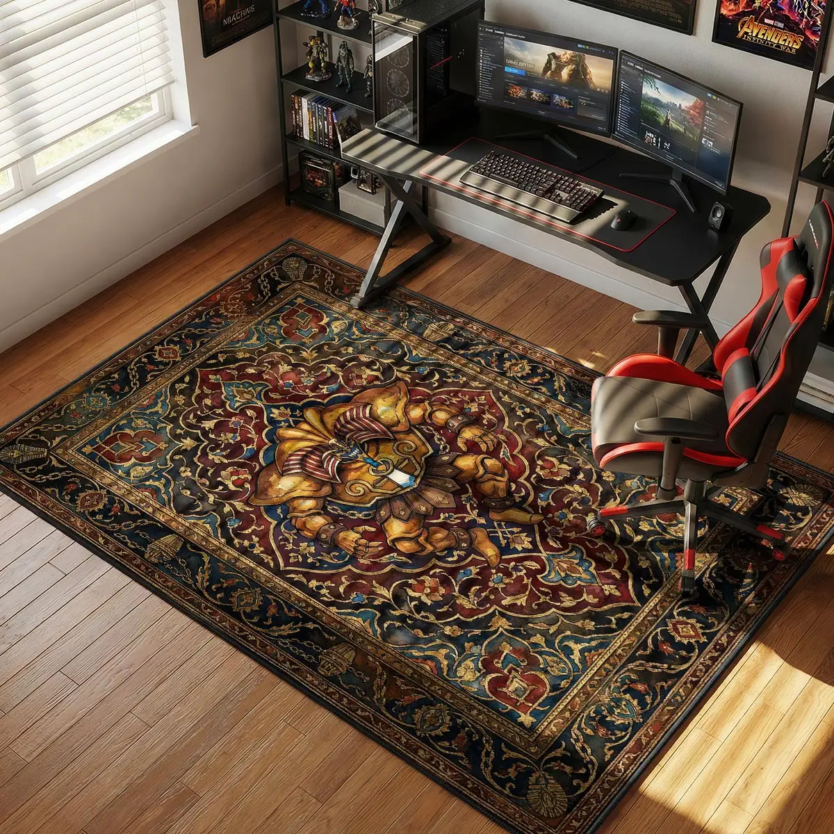 Exodia The Forbidden One Rug - Yu-Gi-Oh! Chair Mat