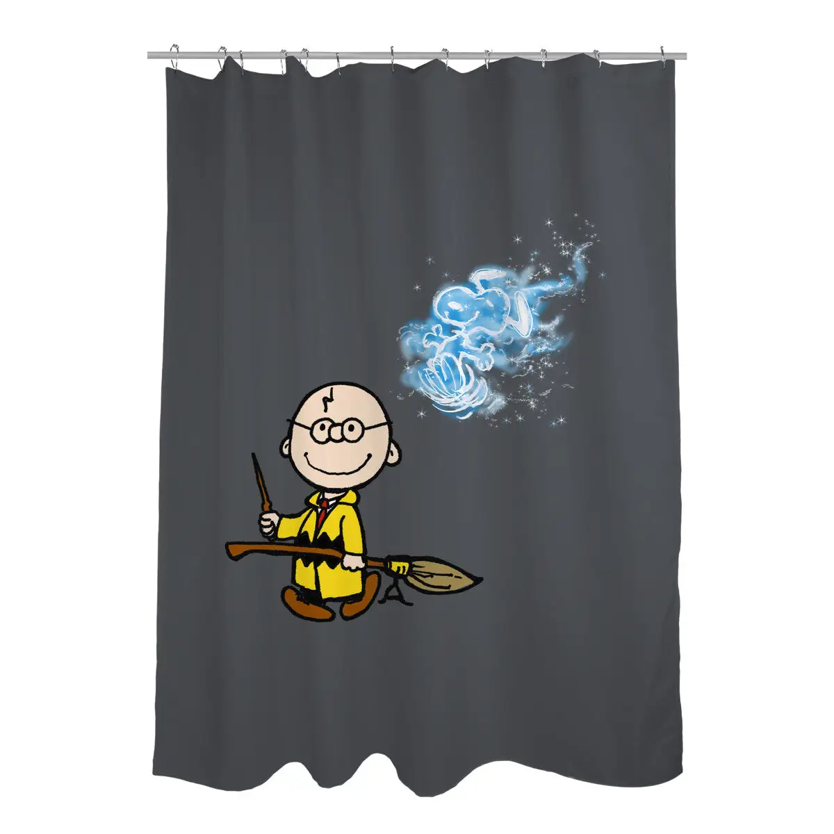 Expecto Snoopus Shower Curtains