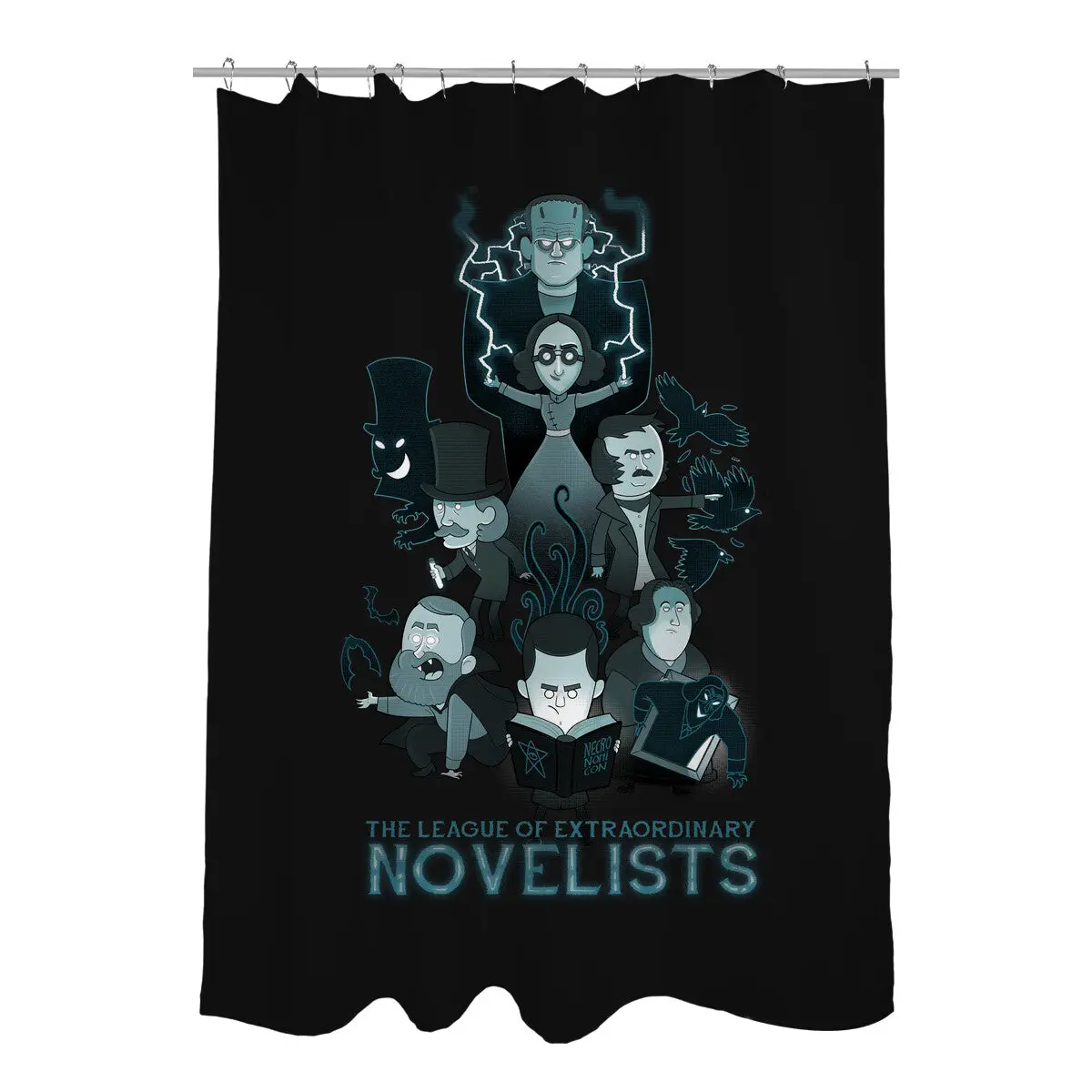 Extraordinary Novelists Shower Curtains