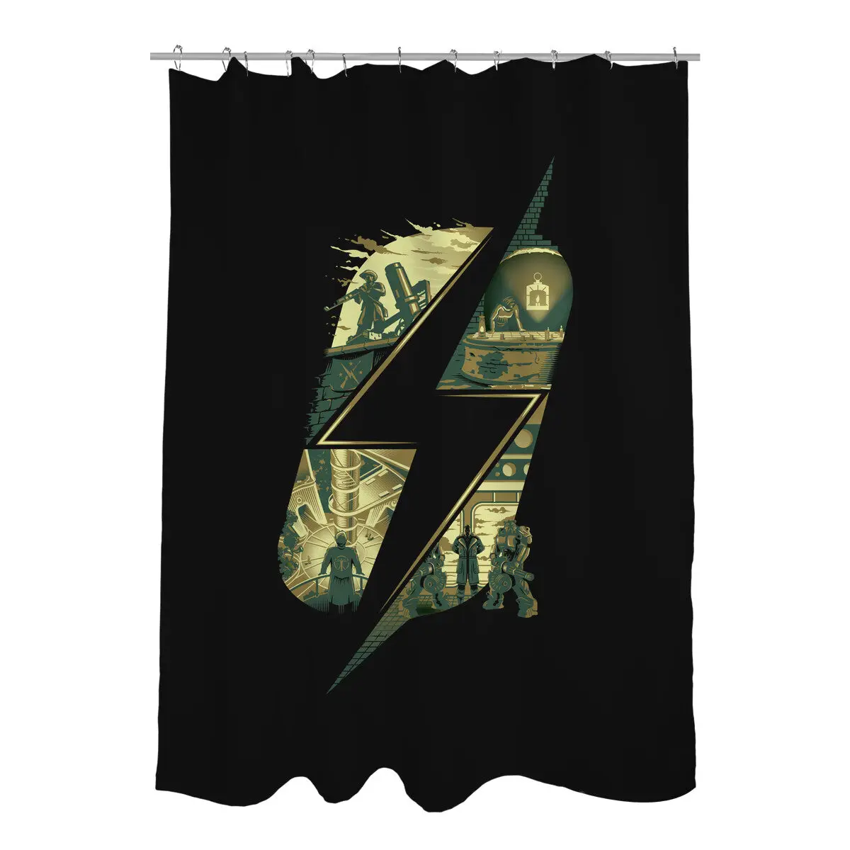 F4CTIONS Shower Curtains