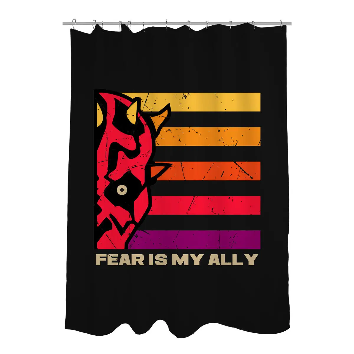 Face Of Fearless Shower Curtains