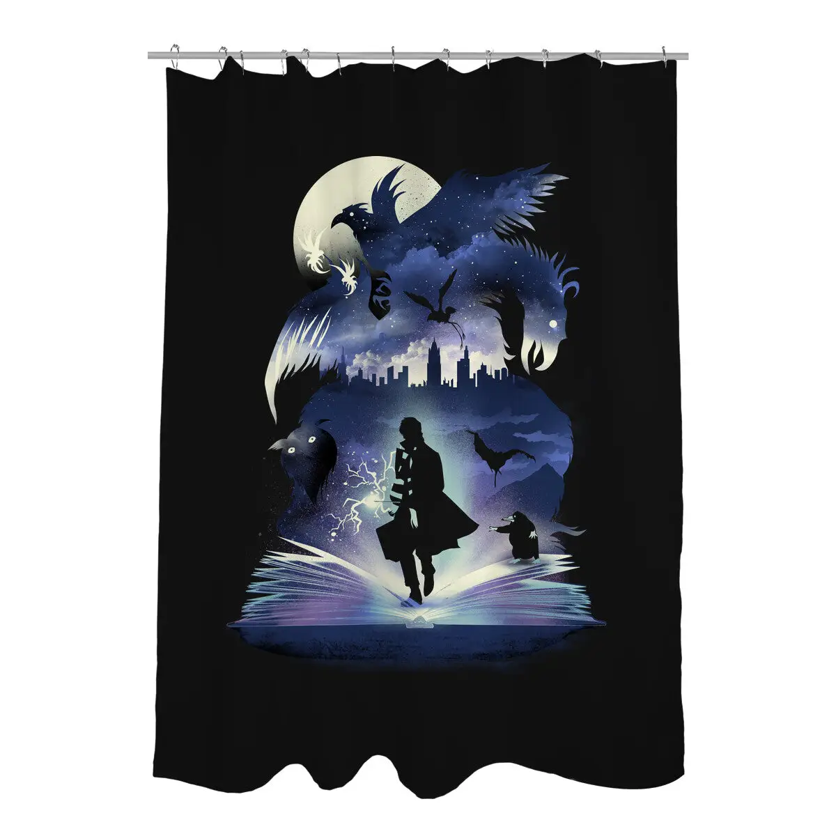 Fantastic Book of Magic Shower Curtains