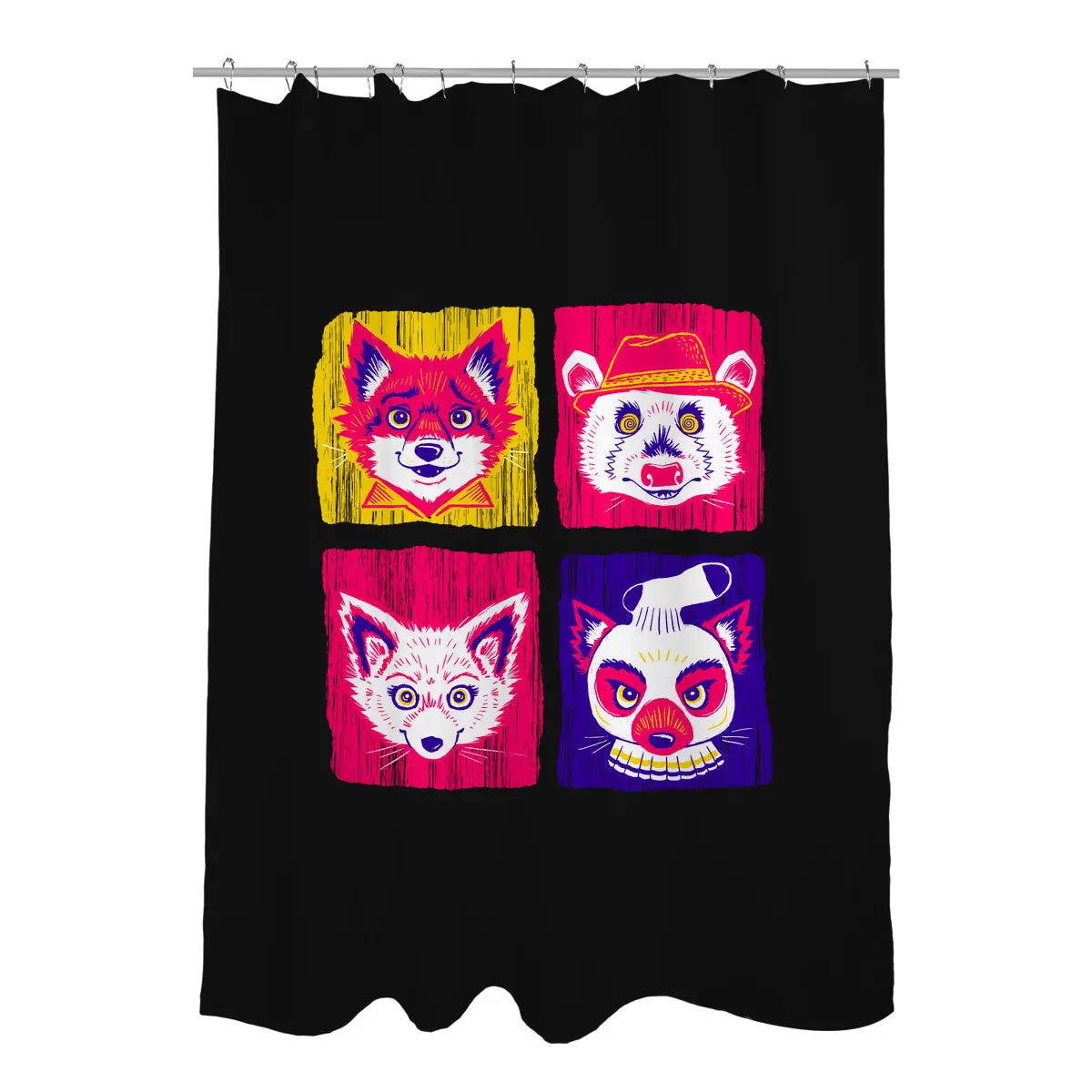 Fantastic Fox Friends Shower Curtains