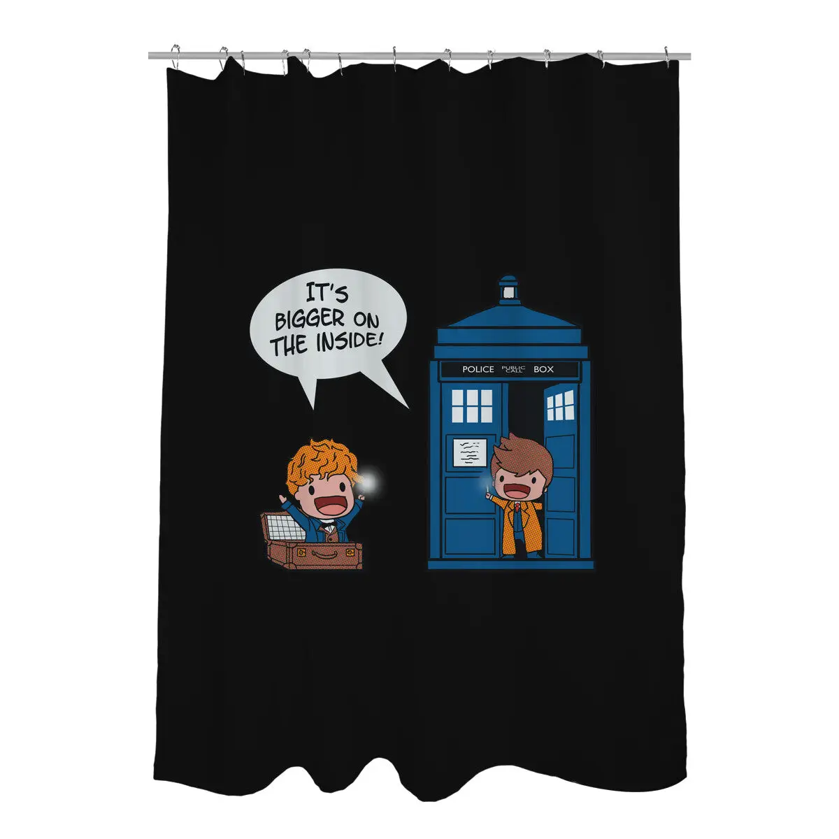 Fantastic Space Shower Curtains