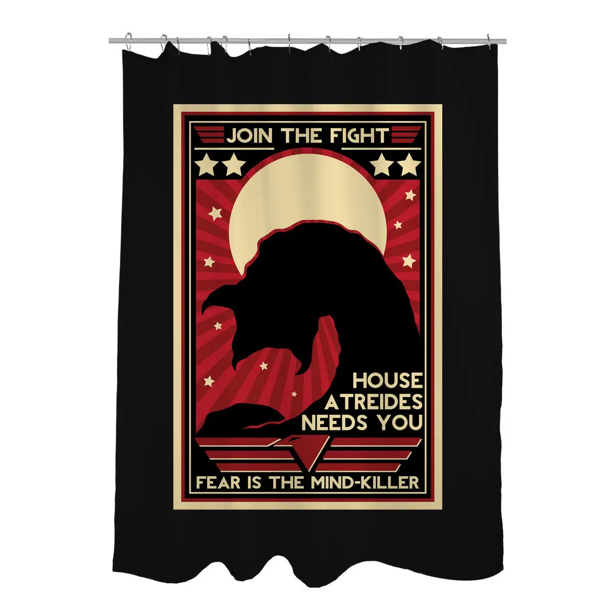 Fear Is The Mind Killer Shower Curtains