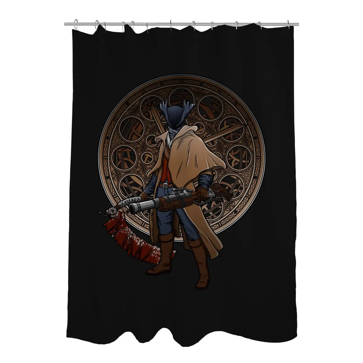 Fear The Blood Shower Curtains