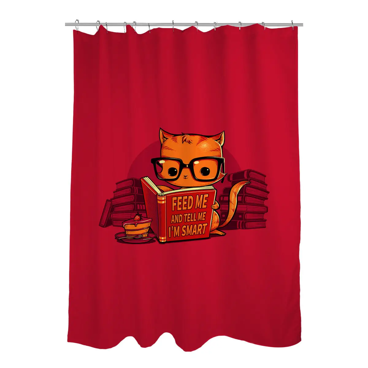 Feed Me And Tell Me I'm Smart Shower Curtains
