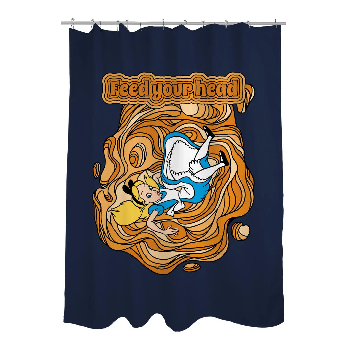 Feed Your Head Shower Curtains