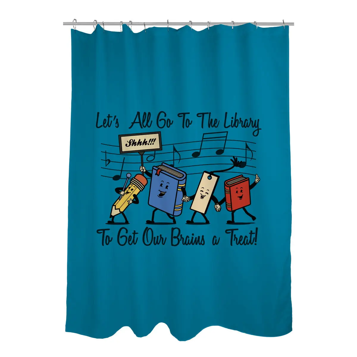 Feed Your Mind Shower Curtains