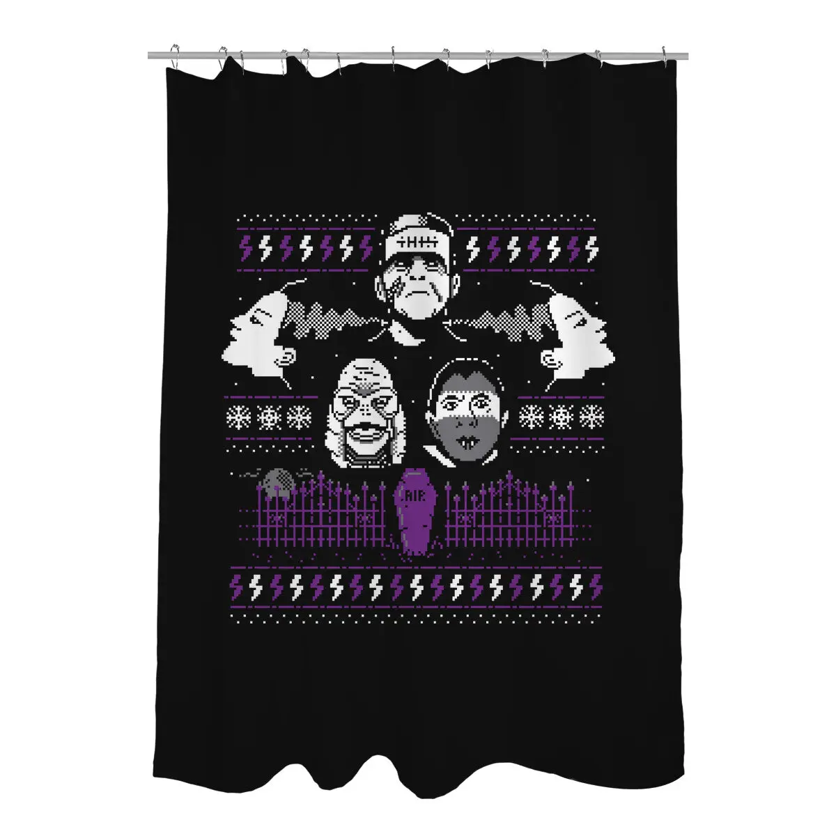 Festive Fright Shower Curtains
