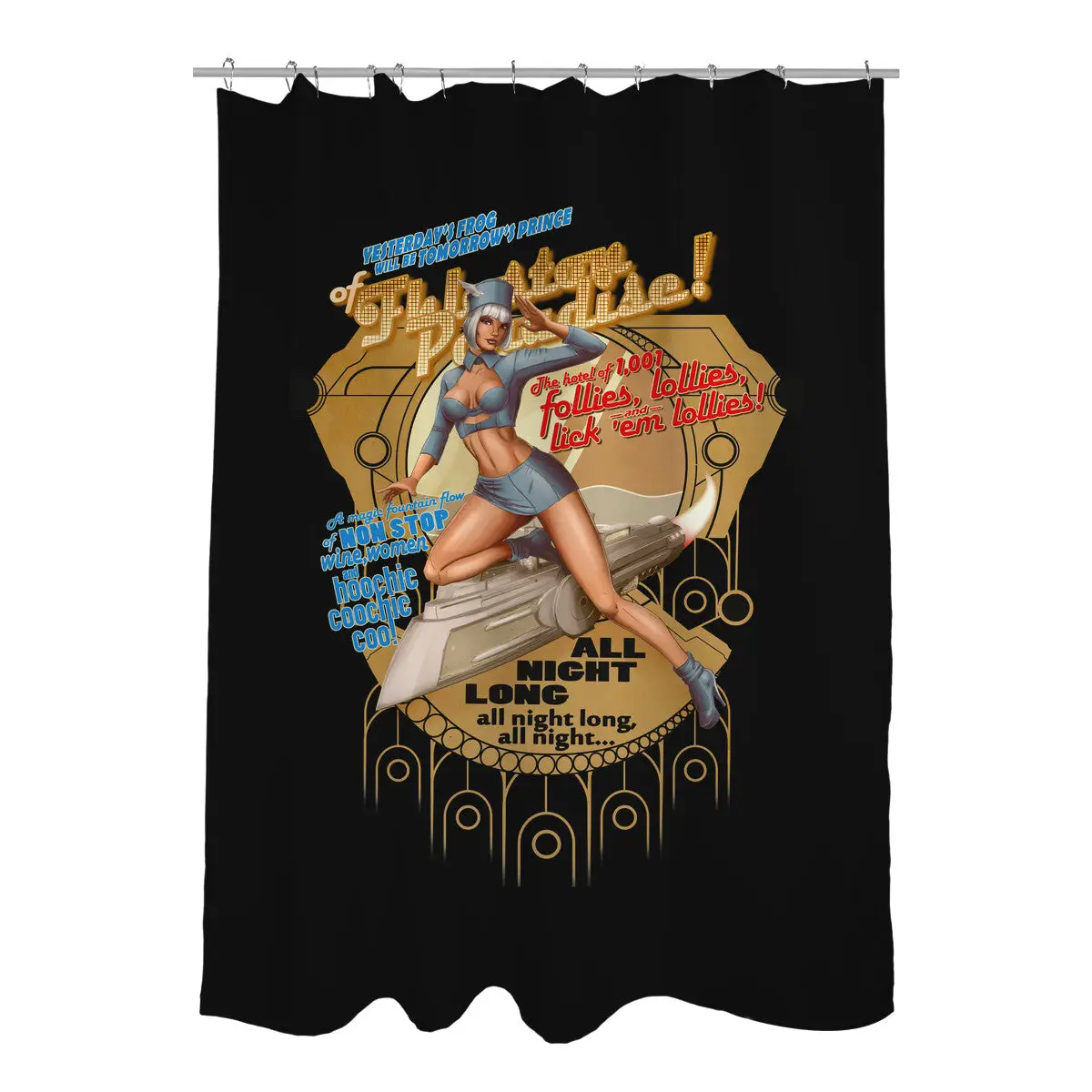 Fhloston Paradise Shower Curtains