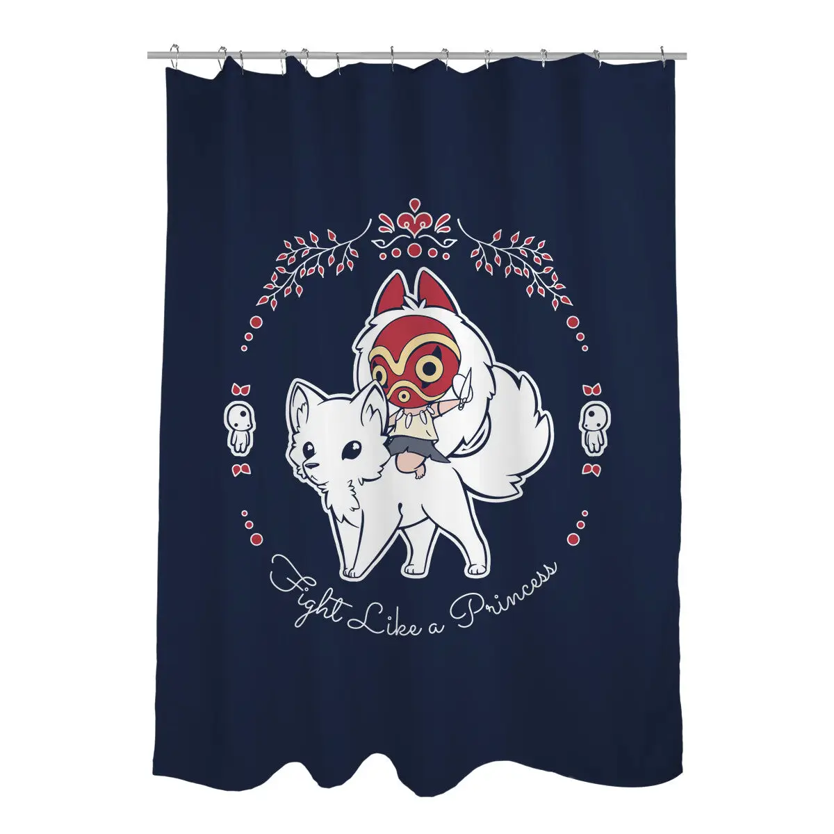 Fight Like a Princess Shower Curtains