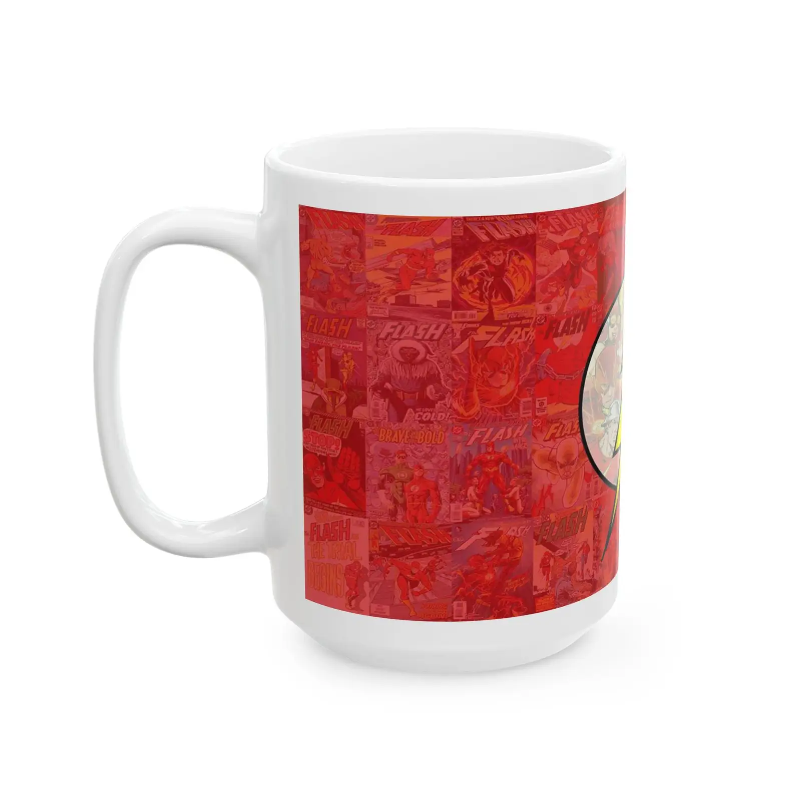 Flash Comic Ceramic Mug - Superhero Coffee Cup