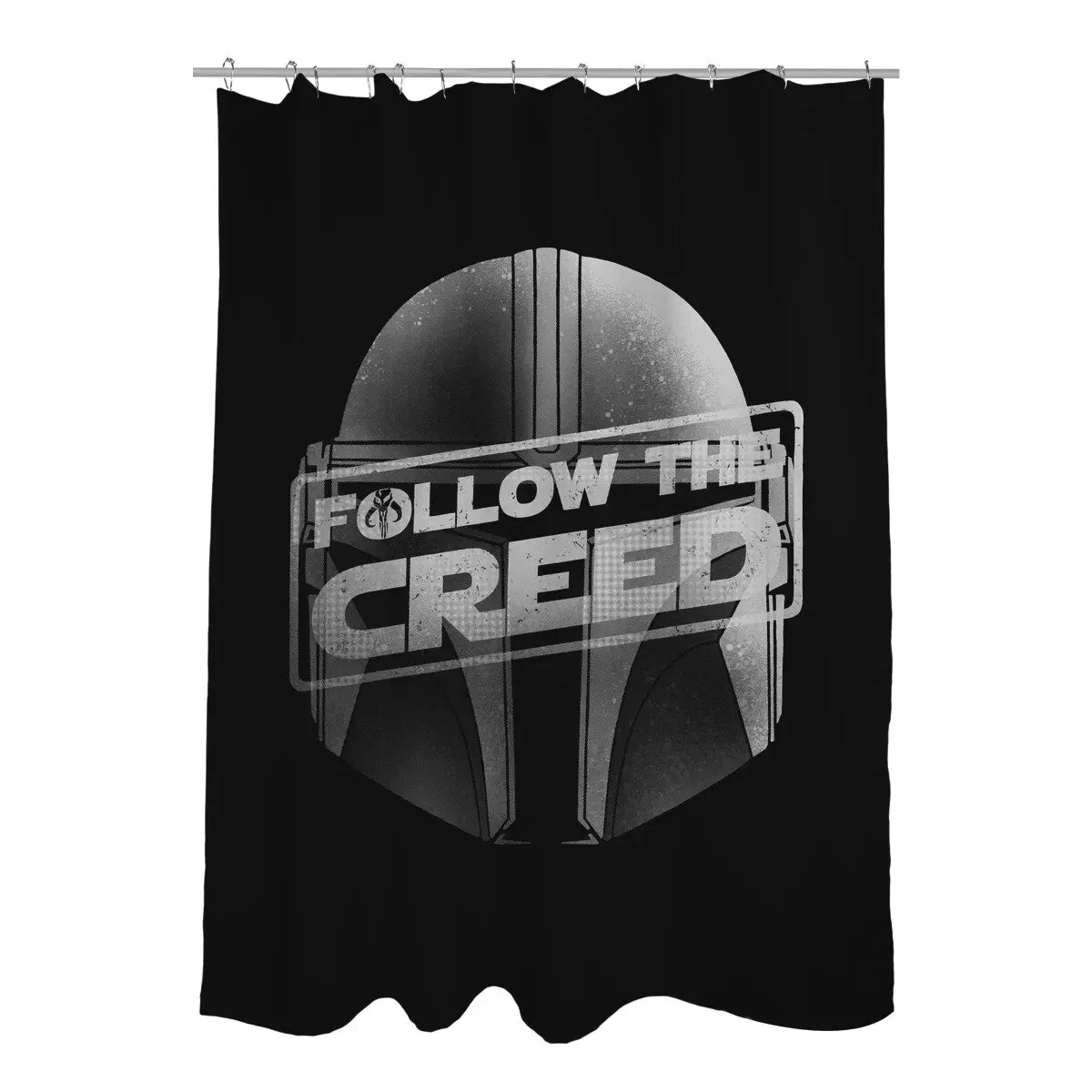 Follow The Creed Shower Curtains