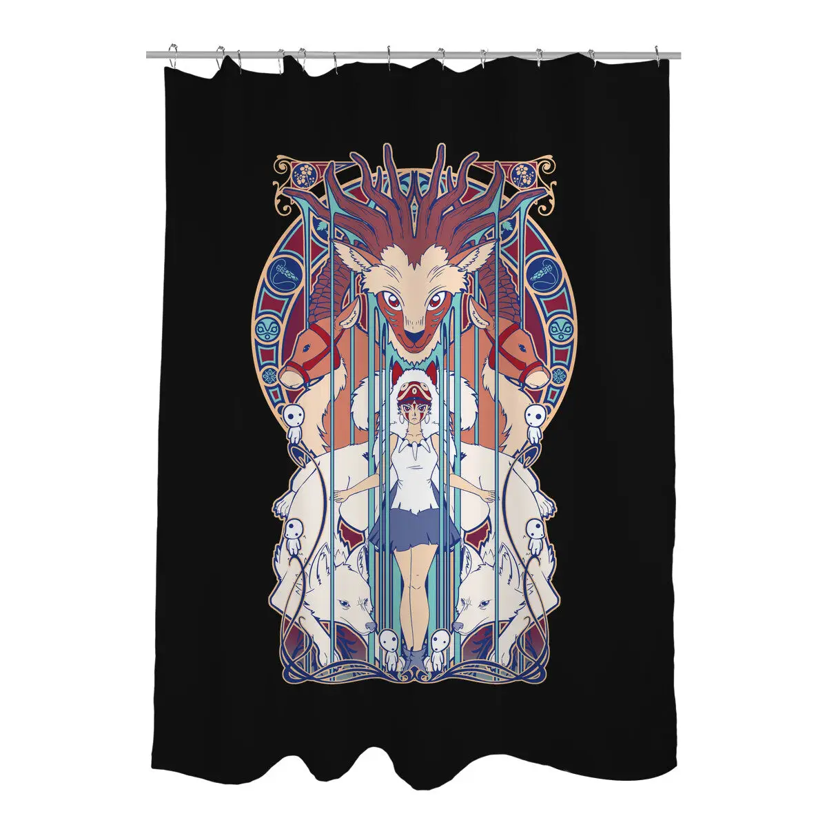 Forest Fight Shower Curtains